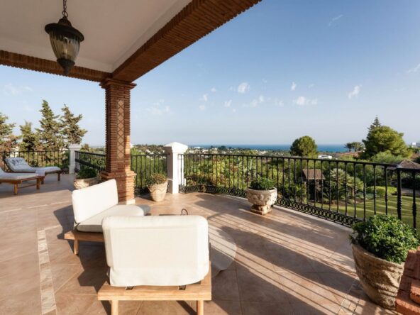 Authentic Andalusian Villa with Breathtaking Sea Views - Terrace - SK0146