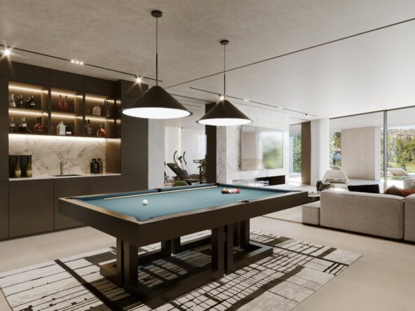 New-Build Villa in El Herrojo Benahavís - Games Room - SK0119