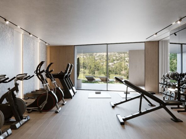 New-Build Villa in El Herrojo Benahavís - Gym - SK0119